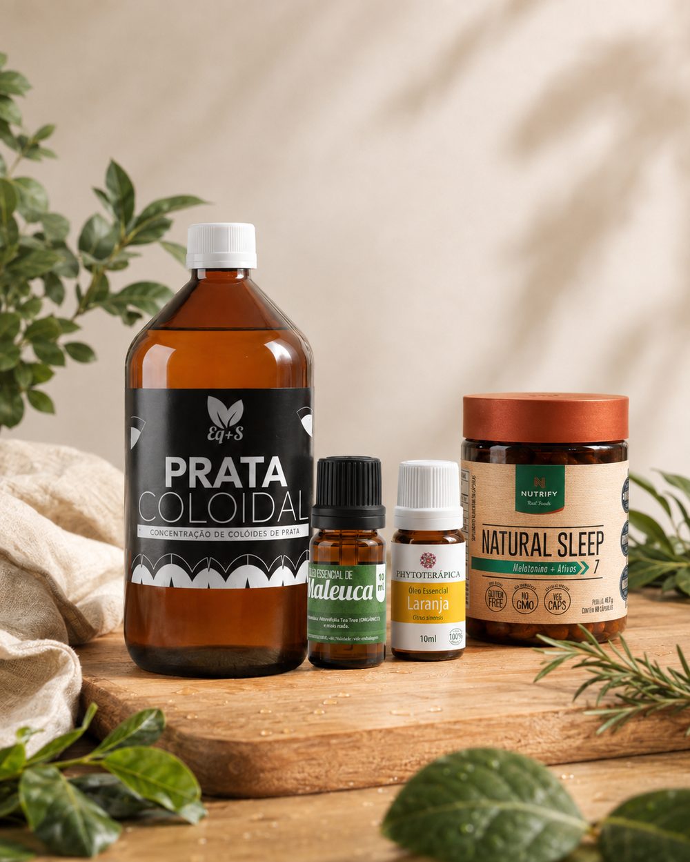 Produtos naturais Eu Quero Mais Saúde: Prata Coloidal, óleos essenciais e Natural Sleep