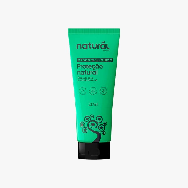 Sabonete Líquido Natural com Óleo de Coco e Romã 237 ml