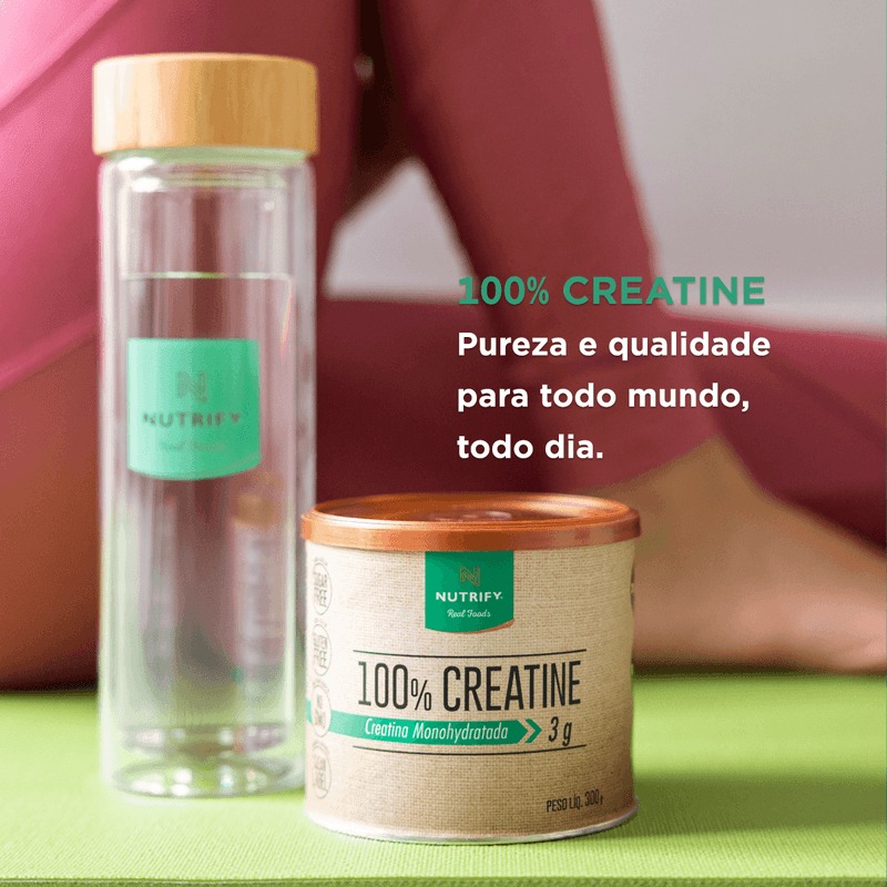100% Creatine Nutrify – Creatina Monohidratada Pura | 300 g - Imagem 2
