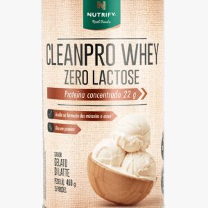 Whey Zero Lactose CleanPro Nutrify – Gelato di Latte | 450g