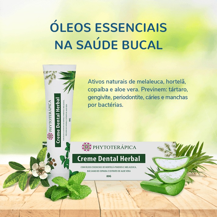 Creme Dental Herbal Adulto – 80g - Imagem 2