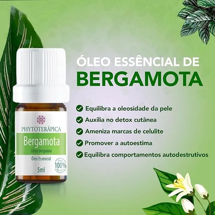 Óleo Essencial de Bergamota 5ml – Phytoterápica - Imagem 4