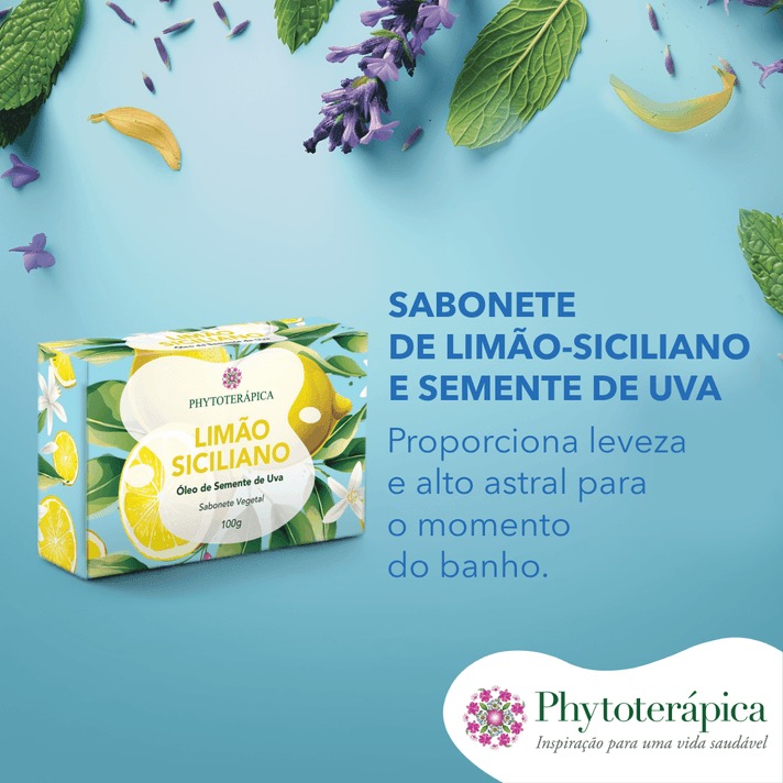 Sabonete de Limão-Siciliano & Semente de Uva – 100g - Imagem 3