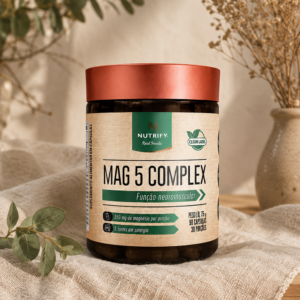 Mag 5 Nutrify – Mix de 5 Formas de Magnésio | 90 Cápsulas