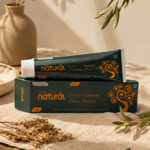 Creme Dental Natural Suavetex com Extratos de Cúrcuma, Cravo e Melaleuca